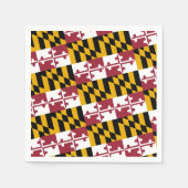 Serviette En Papier Marylander Flag Design, Flag of Maryland (Devant)