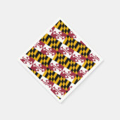 Serviette En Papier Marylander Flag Design, Flag of Maryland (Coin)