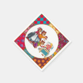 Serviette En Papier Masha et 3 ours (Coin)