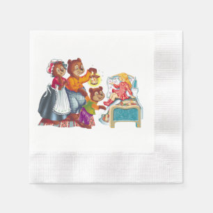 Serviette En Papier Masha et 3 ours