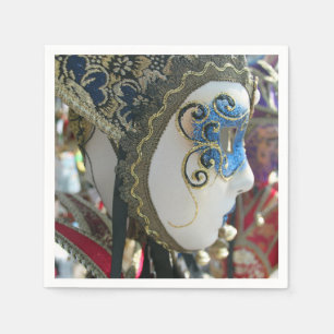 Serviette En Papier Masque de Carnaval de Venise