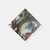 Serviette En Papier masque de Carnaval de Venise (Coin)