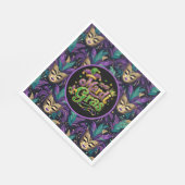 Serviette En Papier Masque de Mardi Gras (Coin)