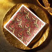 Serviette En Papier Masquerade Sweet sixteen perles Masques rouge ID10