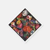 Serviette En Papier Masques Mardi Gras 2 (Coin)