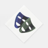 Serviette En Papier Masques théâtraux (Coin)