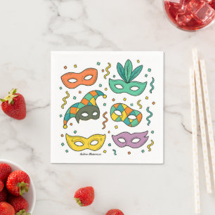 Serviette En Papier Masques Volants