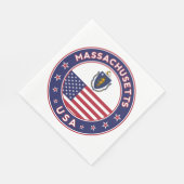 Serviette En Papier Massachusetts (Coin)