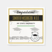 Serviette En Papier Master of Business Administration Graduation Party (Devant)