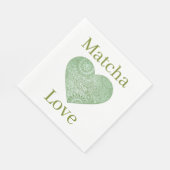 Serviette en papier matcha (Coin)