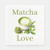 Serviette en papier Matcha (Devant)