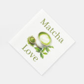 Serviette en papier Matcha (Coin)