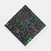 Serviette En Papier Math cycle linéaire mathématique éducation cercle (Coin)