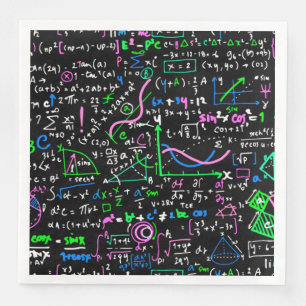 Serviette En Papier Math cycle linéaire mathématique éducation cercle