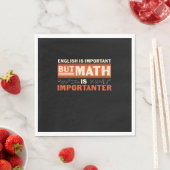 Serviette En Papier Math Enseignant Math Math est important (En situation)