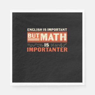 Serviette En Papier Math Enseignant Math Math est important