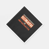 Serviette En Papier Math Enseignant Math Math est important (Coin)