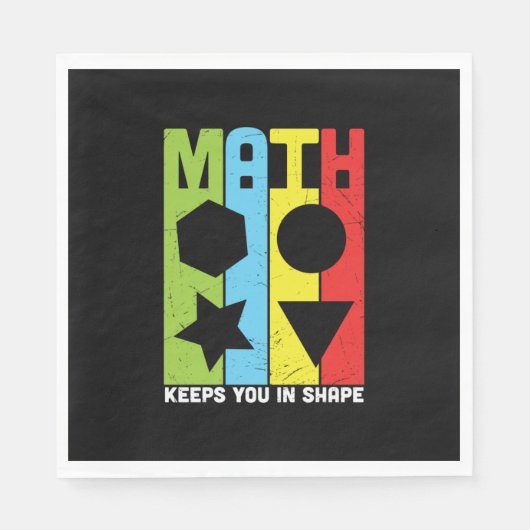 Serviette En Papier Math Enseignant Math Math vous maintient dans la f (Devant)