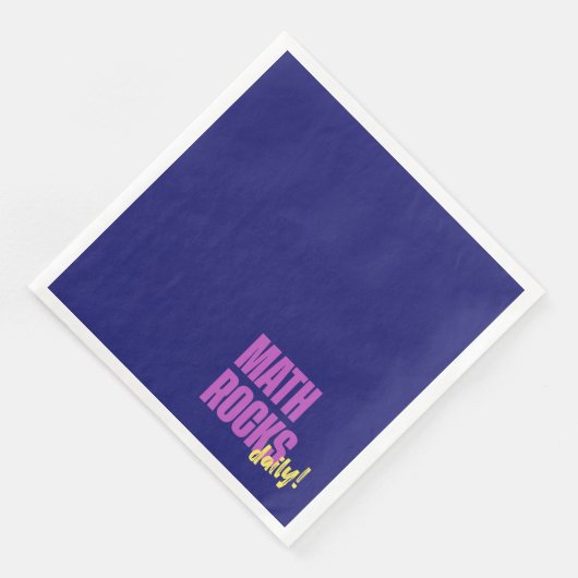 Serviette En Papier Math Rocks Daily (Coin)