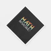 Serviette En Papier Math Teacher (Coin)