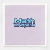 Serviette En Papier Math Whispere (Devant)