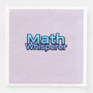 Serviette En Papier Math Whispere