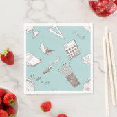 Serviette En Papier Mathématiques de l'école (En situation)
