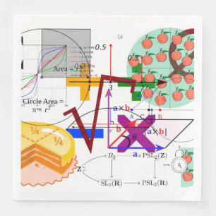 Serviette En Papier mathématiques formule école de physique