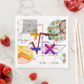 Serviette En Papier mathématiques formule école de physique (En situation)