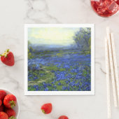 Serviette En Papier Matin dans les Bluebonnets (En situation)
