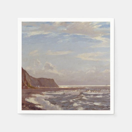 Serviette En Papier Matin sur l'île de Wight (Devant)