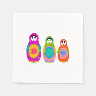 Serviette En Papier Matryoshka