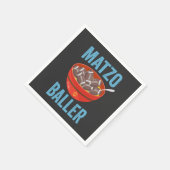 Serviette En Papier Matzo Baller Funny Football Hanoukka Rugby Cadeau (Coin)