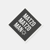 Serviette En Papier Matzo Matzo Man Jewish Hanoukka (Coin)