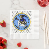 Serviette En Papier Maxfield Parrish-y Hanoukka Elf (En situation)