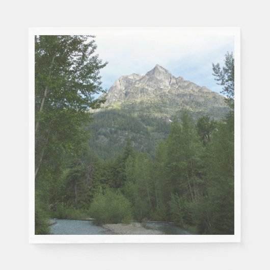 Serviette En Papier McDonald Creek au parc national des Glaciers (Devant)