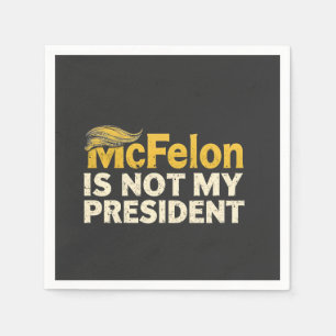 Serviette En Papier McFelon N'Est Pas Mon Président Trump Patriotique