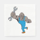 Serviette En Papier Mécanique de Gorille (Devant)