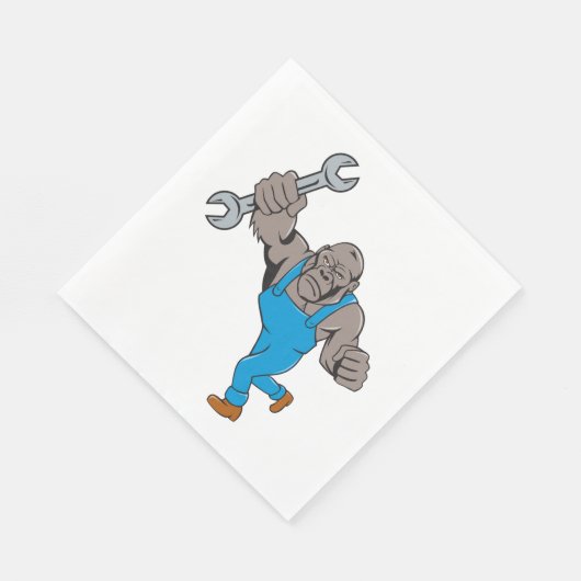 Serviette En Papier Mécanique de Gorille (Coin)