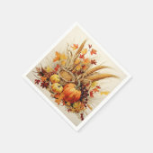 Serviette En Papier Médaille de la Gratitude d'or : le feuillage et le (Coin)