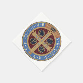 Serviette En Papier Médaille de saint Benoît (Coin)