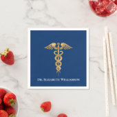 Serviette En Papier Médecin Caduceus (En situation)