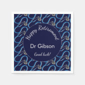 Serviette En Papier Médecin et infirmière Retraite (Devant)