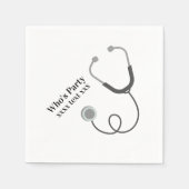 Serviette En Papier Médecin, Infirmière, Médicale (Devant)