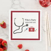 Serviette En Papier Médecin, Infirmière, Médicale (En situation)