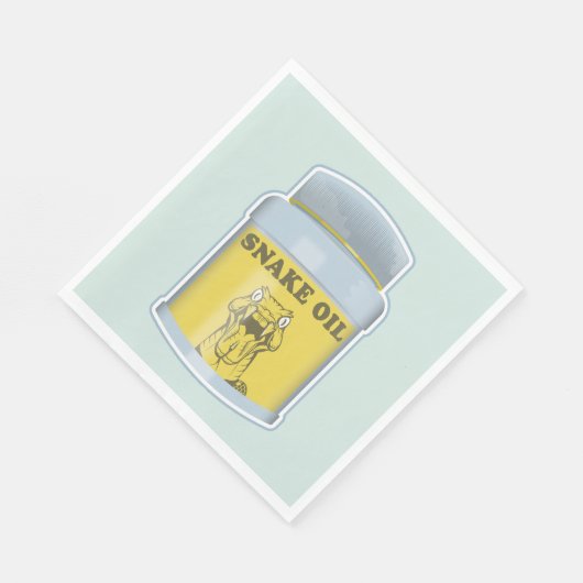 Serviette En Papier Médecine alternative à l'huile de serpent (Coin)