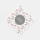 Serviette En Papier Médecine Parti Infirmière Praticien Motif (Coin)
