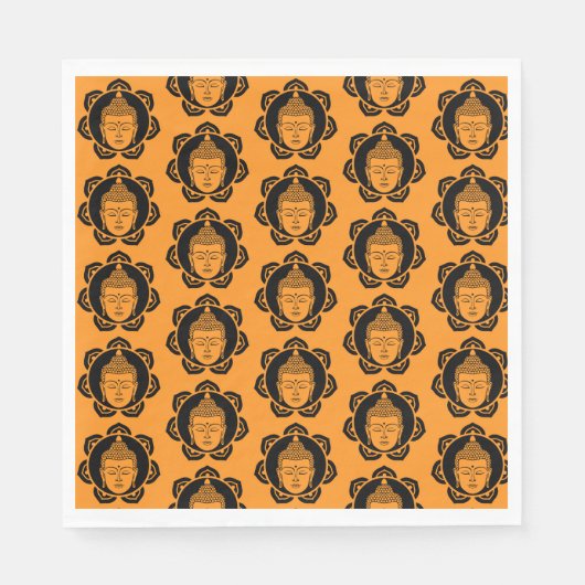 Serviette En Papier Méditation bouddhiste Décor Art (Devant)