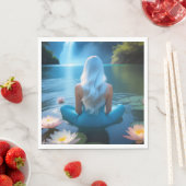 SERVIETTE EN PAPIER MEDITATION - YOGA - WELLNESS - CARPE DIEM (En situation)