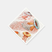 Serviette En Papier Méduse, Discomedusae par Ernst Haeckel (Coin)